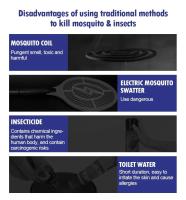 Lámpara Eléctrica De Control De Mosquitos Silenciosa Para Dormitorio Con Repellente De Estrellas Colgante Eliminador De Insectos - details 12