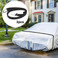 2Pcs Correa De Cubierta Para Coche Resistente Al Viento De Nylon Ajustable Protector De Vehículo Seguro Y Fuerte Contra Vientos Pesados - details 0