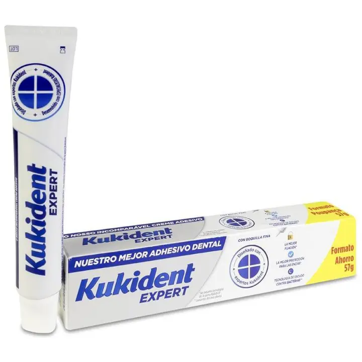 Kukident Expert Crema Adhesiva Sabor Fresco 57G - 1
