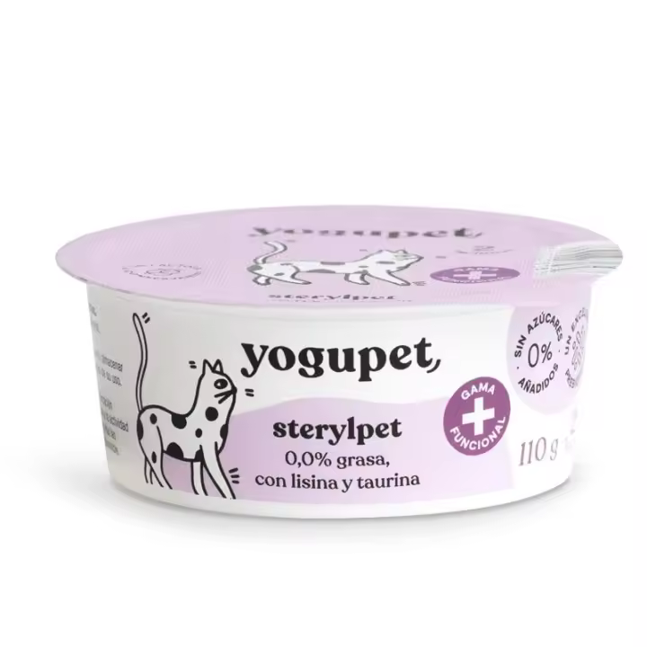 YoguPet Yogur Sterylpet Pasteurizado para Gatos (4 unidades x 110 gr) - 1