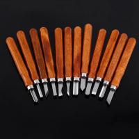 Nuevo Set De 12 Piezas De Tijeras De Grabado De Madera Para Carpintería Y Grabado De Oliva Herramienta Manual De Acero Al Carbono Para Grabado Y Carpintería - details 3