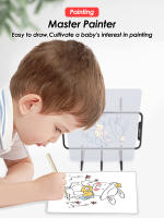 Tablero De Dibujo Por Proyección 1pcs Con Proyector De Dibujo Y Trazado Tablero De Esbozo Reflectivo Dimmer Montessori Para Niños - details 2