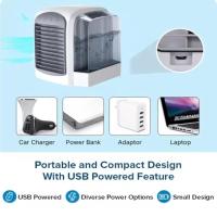 Refrigerador de Aire portátil, ventilador de escretorio personal recargable por USB, Silencioso para Oficina y dormitorio-JRZD - details 0