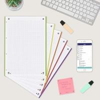 Carpebloc Europeanbinder Oxford Polyfoam - Lomo 35 mm con gomas y apertura 360º con recambio 5x5 - colores vivos y pastel - details 2