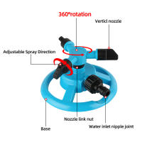 Sistema De Riega Jardín Automático 360 Grados Con Conector Rápido Boquilla Giratoria Para Jardín Suministros De Riego - details 2