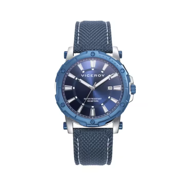 Reloj Viceroy Hombre Acero Ip Azul 401311-37 - 1