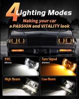 Faros LED 80W 4x6 Pulgadas Proyector H4 Para Coche Camión Offroad Convertidor H4651 H4652 H4656 H4666 Banda De Trabajo Alta Y Baja - details 4