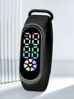 Reloj De Pulsera Deportivo Para Niños Y Niñas Colorido Y Sencillo Pantalla Táctil LED Regalo De Fiestas Estilo Casual - details 1