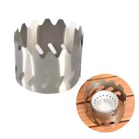 Protector De Viento Portátil Para Estufa De Alcohol Ultraligero Con Soporte Para Camping Y Senderismo Accesorios De Camping - details 1