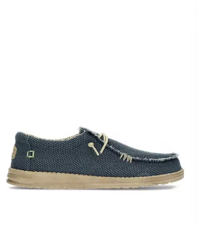 ZAPATOS WALLABEE DE ALGODÓN ORGÁNICO DUDE WALLY BRAIDED AZUL - 1