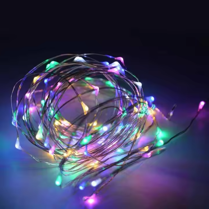 Barcelona LED Cadena luminosa guirnalda LED FAIRY LIGHT de alambre de cobre "luz de hada" (10mt.) - 1