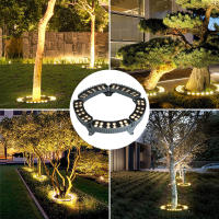 Lámpara De Arbol LED Para Jardín Parque Courtyard Iluminación Decorativa De Escenario De Jardín RGB Fuente De Alimentación AC Protección IP65 Material De Aluminio - details 7