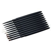 Pincel De Uñas Para Arte De Uñas 10 Estilos Borrador Delineador Diseñador De Pólipos De Uñas Para Gel UV Y Pintura De Uñas Decoración De Uñas Para Manicura - details 13