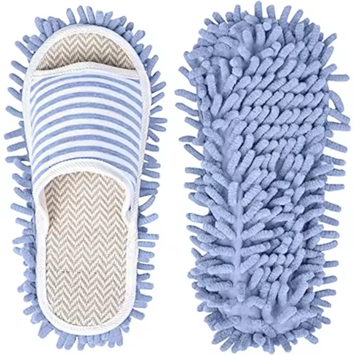 Zapatillas de Casa Multifuncionales con Suela de Microfibra Pareja Desmontable para Dormitorio, Cocina, Zapatos Moda de Mujer - 1