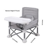 Silla De Comedor Plegable Multifuncional Para Bebés Infantil Asiento Aumentador Portátil Accesorios Para Bebés Material Plástico Unisex - details 5