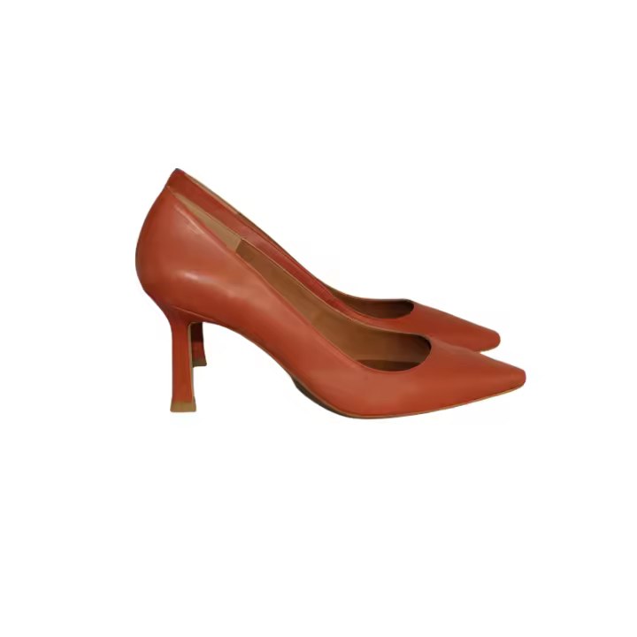 zapato stileto escotado con tacon 7cm y planta forro y corte exterior piel - 1