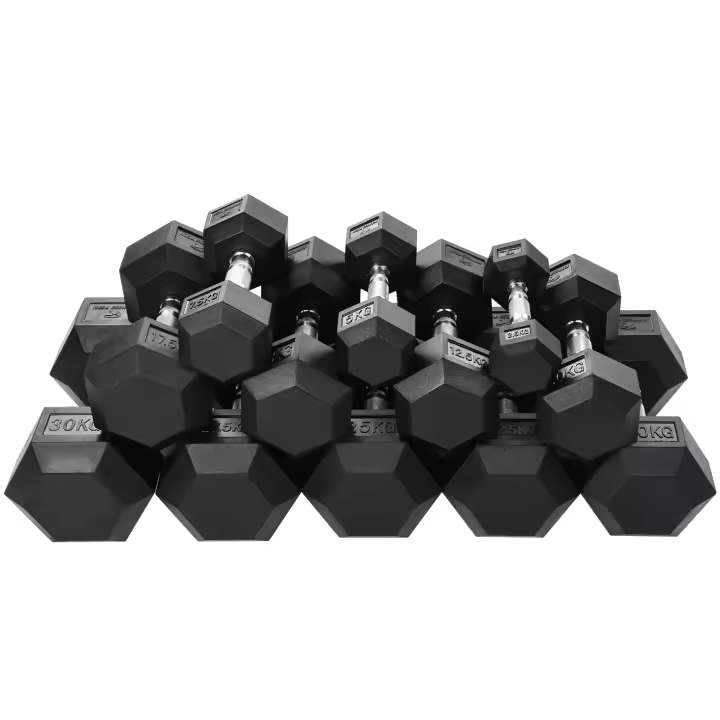 Fitness Tech Mancuernas hexagonales 2,5-40 kg /  Set 2 Unidades Peso libre - 1