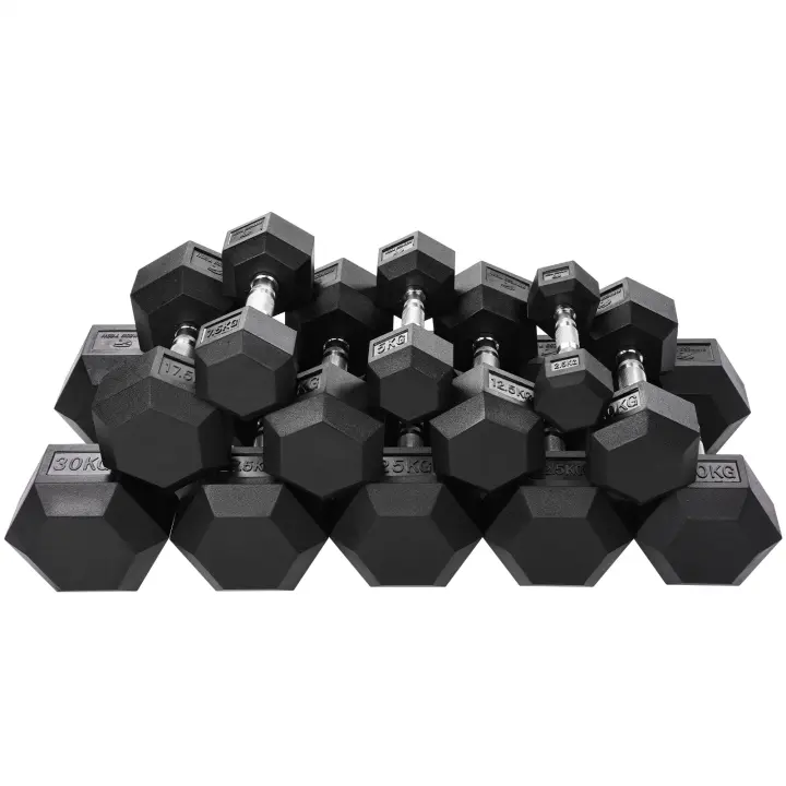 Fitness Tech Mancuernas hexagonales 2,5-40 kg /  Set 2 Unidades Peso libre - 1