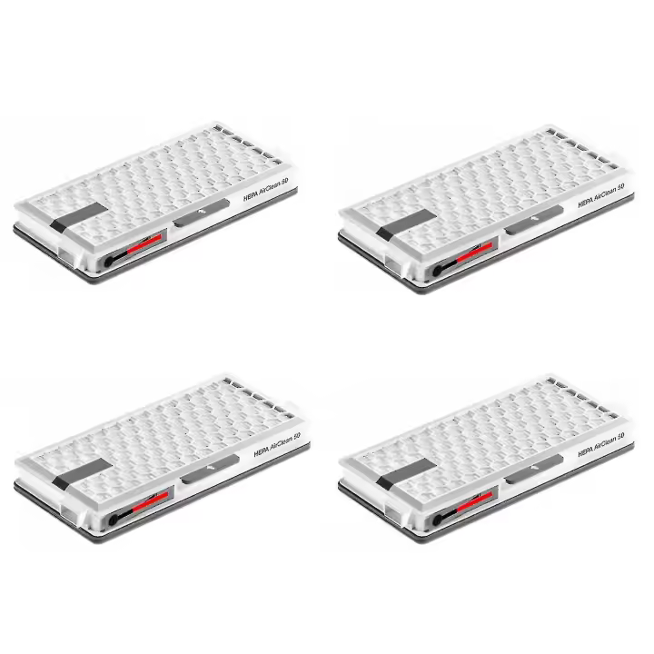4x piezas de reposición filtros HEPA para-Ha 50 HEPA AirClean para Filter S4/S5/S6/S8 C2-c3 vacío Clea - 1