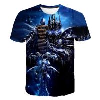 Camiseta De Moda Casual Para Hombre Y Mujer World of Warcraft 3D Printed Harajuku Oversized Tees Tops De Polyester Para El Verano - details 16