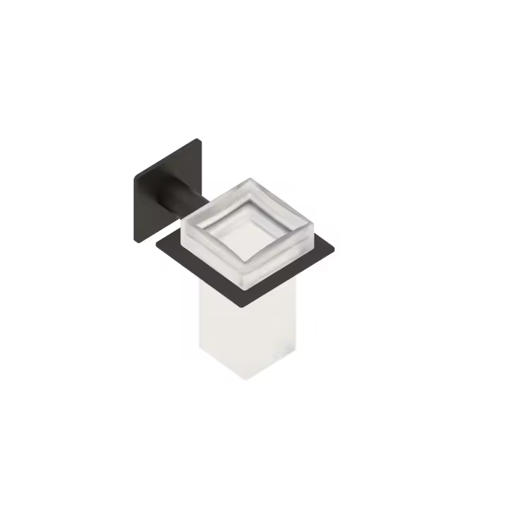 INMACOLATTA - ASIS - VASO PORTACEPILLOS NEGRO  PEGAR - 1