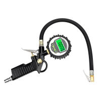 Medidor De Presión De Neumáticos Para Coche Con Inflador De Aire Adaptador EU Monitor De Inflación LCD Digital Para Motocicleta Y Bicicleta - details 2