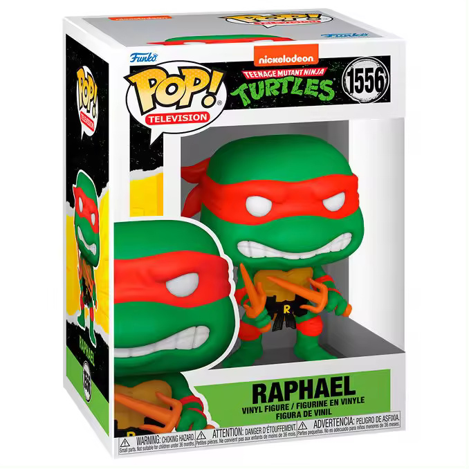Figura Pop Tortugas Ninja Raphael-Figura de Vinilo Coleccionable - Idea de Regalo- Mercancia Oficial - Juguetes para Niños y Adultos - Movies Fans - Muñeco para Coleccionistas y Exposición - 1