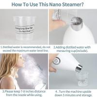 Almohadilla Facial Eléctrica Con Vapor Térmico Y Ionizante Limpiador Profundo Eliminador De Quistes Y Puntos Negros Máquina De Belleza Para Piel Saludable - details 3