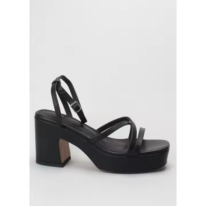sandalia george piel negro NICHI SEIJO - 1