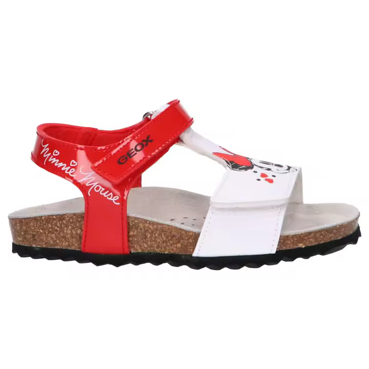 Sandalias de Niña GEOX B152RC 00254 B CHALKI C0003 RED-WHITE - 1