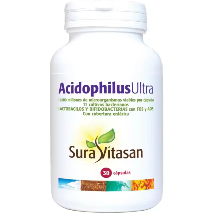 Sura Vitasan Cápsulas Probióticas Acidophilus Ultra 30 - 1