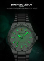 Reloj De Pulsera De Moda Para Hombre CURREN Ultrafino De Acero Inoxidable Resistente Al Agua Con Dial Luminoso Y Cierre De Pulsera - details 5