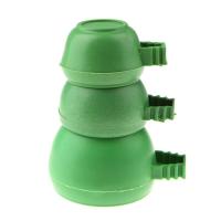 Juego De 3 Tazas De Alimento Y Agua Verdes Para Papagayos Plástico Accesorio De Alimentación Para Pájaros Y Palomas En Jaula - details 4