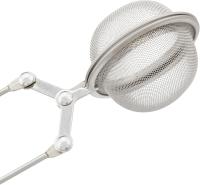 Colador de té, Juego de 3, Maple Filter inoxidable, Hojas y especias molida, Malla FINA, Ø 4 cm, Plata - details 3