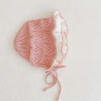 Gorro De Lana Versátil Para Bebés Femeninas De 0-2 Años Con Volante Estilizado Para El Otoño Estilo Sencillo Y Adorable - details 4