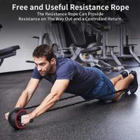 Kit De Entrenador Abdominal Silencioso Y Desmontable Ab Wheel Para Ejercicios De Fortalecimiento Core Adecuado Para Gimnasio Doméstico Equipo De Fitness - details 4
