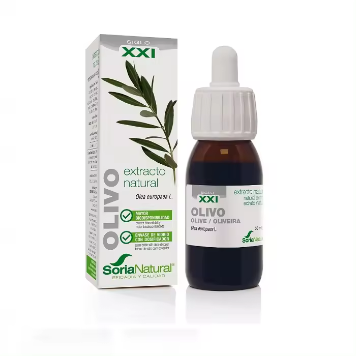 Soria Natural Extracto de Olivo para Controlar la Hipertensión Arterial y con Propiedades Laxantes y Diuréticas 50 Ml - 1