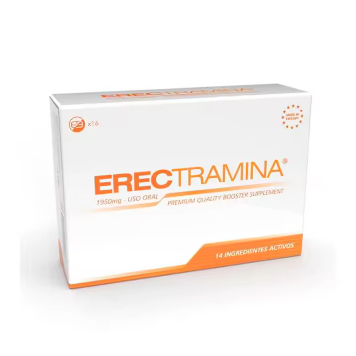 Suplemento Alimenticio para el Bienestar del Hombre - ERECTRAMINA 16 Comprimidos para la Salud Masculina - 1
