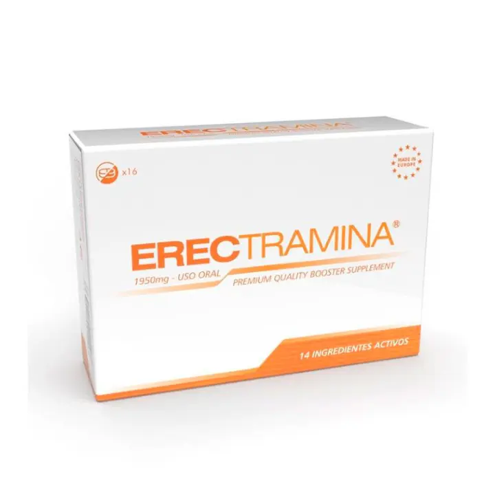 Suplemento Alimenticio para el Bienestar del Hombre - ERECTRAMINA 16 Comprimidos para la Salud Masculina - 1