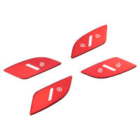 Pegatinas Para Botón De Cerradura De Puerta Audi A3 8V 2013-2019 Protector De Marco De Accesorios 4 Piezas/set - details 2