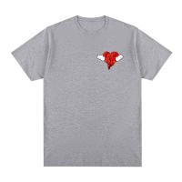 Camiseta Hip Hop Corazón Kanye West Vintage Algodón Para Hombres Y Mujeres Camiseta Casual De Cuatro Estaciones - details 6
