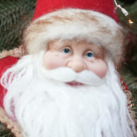 Adorno De Navidad En Forma De Santa Claus Para Árbol De Navidad Decoración Festiva De Textil Y Fibra Material No Personalizado Tema People - details 0