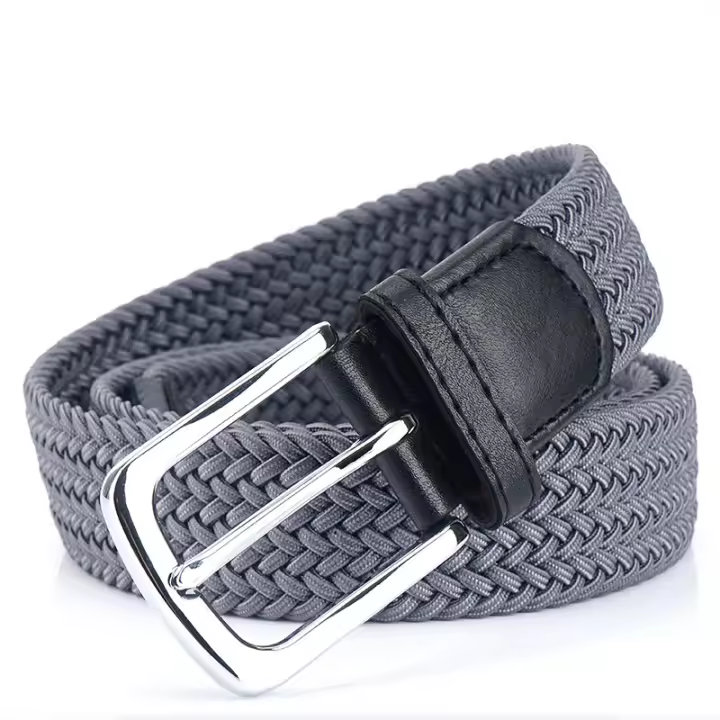 Cinturón Elástico - Cinturones Hombre, Casual Tejido Trenzado Para Jeans - 1