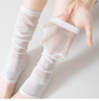 Calentadores De Pierna Para Mujer Estilo Japonés Moda Color Sólido Longitud Al Final Del Rodillo Primavera Verano Nylon Spandex Viscosa - details 5