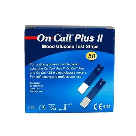 ACON ON CALL PLUS II 50 TIRAS GLUCOSA EN SANGRE - 1