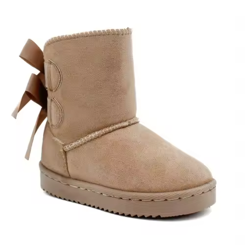 Botas Australianas Bubble Kids A3540, Rosa, Negro, Camel y Taupe - 1