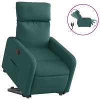 vidaXL Sillón eléctrico reclinable elevable de tela Gris claro, Gris oscuro, Negro Sillon Dormitorio Sillon Comodos Silla Relax Sillón Sofá - details 5