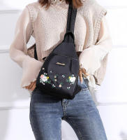 Mochila Pequeña De Encaje Estilo Sencillo Para Mujer Bolsa De Hombro Casual Mochila De Viaje Oxford Bolsa De Pecho - details 4