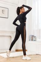 Leggings De Yoga Para Mujer Con Diseño De Tie-Dye Y Elasticidad Alta Leggings De Compresión Con Agujeros Y Cierre Elástico Para Fitness Y Ejercicio - details 10