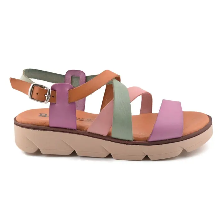 Blusandal Sandalias de Piel Multicolor - 1